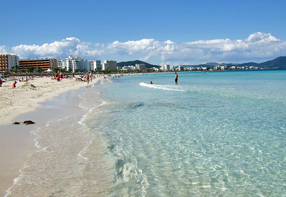 Strand von Cala Millor, Mallorca ( Urlaub, Reisen, Lastminute-Reisen, Pauschalreisen )
