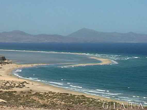 Küste Costa Calma, Fuerteventura, Kanaren ( Urlaub, Reisen, Lastminute-Reisen, Pauschalreisen )