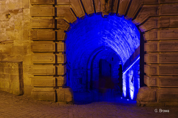 Kronach Leuchtet ( Festung Rosenberg ), Frankenwald, Bayern, Deutschland