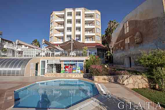 Hotel Incekum Su, vorher Aska Baran - Avsallar-Incekum bei Alanya, Türkische Riviera, Türkei ( Urlaub, Reisen, Lastminute-Reisen, Pauschalreisen )