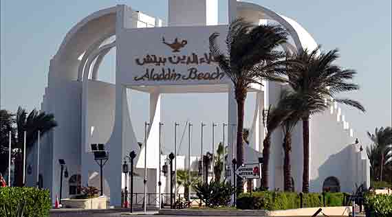 Hotel Aladdin Beach Resort in Hurghada - Rotes Meer, Ägypten