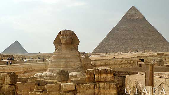 Ägypten - Die Sphinxund die Pyramiden von Gizeh ( Urlaub, Reisen, Lastminute-Reisen, Pauschalreisen )