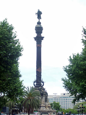 Christoph Kolumbus Säule in Barcelona, Spanien ( Urlaub, Reisen, Lastminute-Reisen, Pauschalreisen )