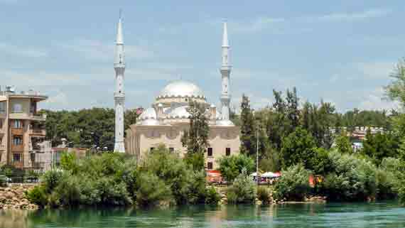Moschee in Manavgat, Side, Türkische Riviera, Türkei ( Urlaub, Reisen, Lastminute-Reisen, Pauschalreisen )