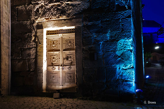 Kronach Leuchtet ( Stadtturm ), Frankenwald, Bayern, Deutschland