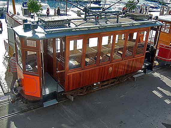 Mallorca, nostalgische Strassenbahn Orangenexpress Port de Sóller