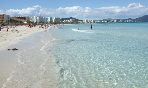 Strand Cala Millor, Mallorca, Balearen (Urlaub, Reisen, Last-Minute-Reisen, Pauschalreisen)