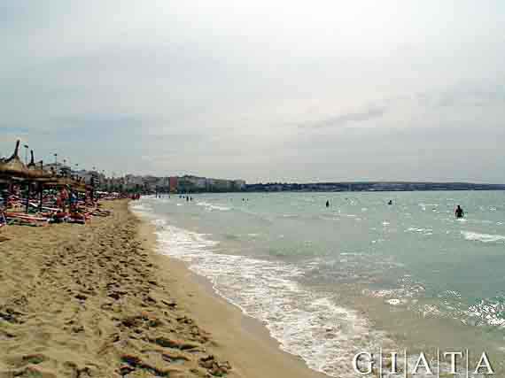 Strand Playa de Palma (Platja de Palma), Palma de Mallorca, Balearen
