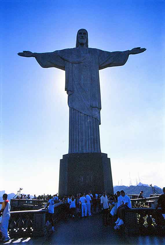 Brasilien, Rio de Janeiro - Christusstatue auf dem Corcovado auf Rio (Zuckerhut) ( Urlaub, Reisen, Lastminute-Reisen, Pauschalreisen )