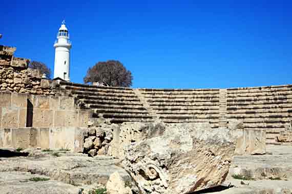 Zypern, Paphos Odeion Theater - römisches Amphitheater ( Urlaub, Reisen, Lastminute-Reisen, Pauschalreisen )
