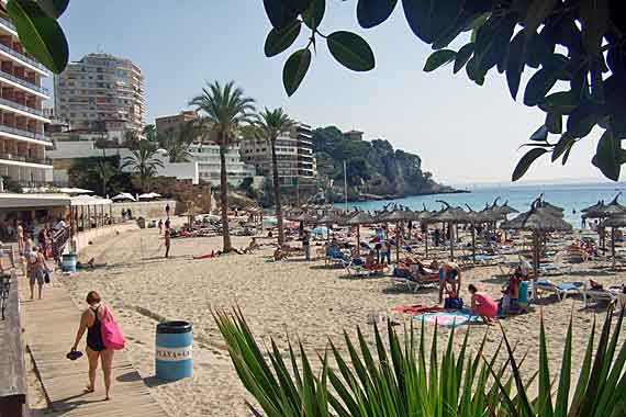 Badebucht von Cala Major, Palma de Mallorca, Mallorca ( Urlaub, Reisen, Lastminute-Reisen, Pauschalreisen )