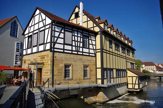 Obere Mühlen ( Steinmühlen) in Bamberg, Franken, Bayern, Deutschland