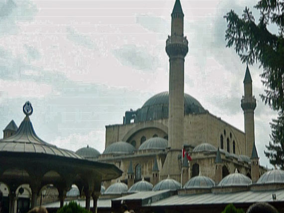 Türkei, Anatolien, Konya - Mausoleum von Mevlana Dschalal ad-Din Rumi ( Urlaub, Reisen, Lastminute-Reisen, Pauschalreisen )