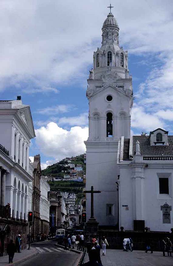 Ecuador - Kirche in der Hauptstadt Quito ( Urlaub, Reisen, Lastminute-Reisen, Pauschalreisen )