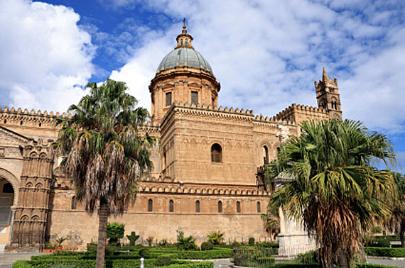 Kathedrale Maria Santissima Assunta in Palermo, Sizilien, Italien (Urlaub, Reisen, Last-Minute-Reisen)