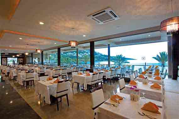 Hotel Voyage Türkbükü Hauptrestaurant - Halbinsel Bodrum, Türkei Südägäis ( Urlaub, Reisen, Lastminute-Reisen, Pauschalreisen )