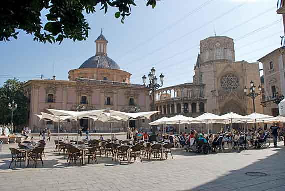 Spanien, Valencia - Plaza de la Virgen ( Urlaub, Reisen, Lastminute-Reisen, Pauschalreisen )