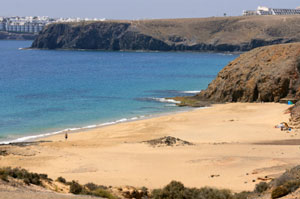 Kanaren, Lanzarote - Strand in der Nähe von Playa Blanca ( Urlaub, Reisen, Lastminute-Reisen, Pauschalreisen )