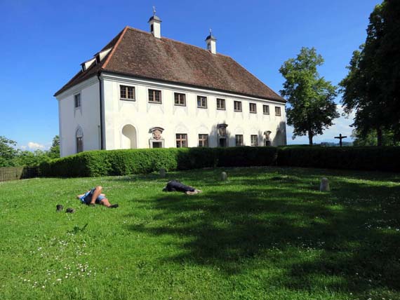 Oberbayern, Kloster Andechs - Pfarrhaus (Urlaub, Reisen, Last-Minute-Reisen, Pauschalreisen)
