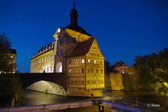 Bamberg - Altes Rathaus, Franken, Bayern, Deutschland