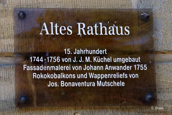Bamberg - Altes Rathaus, Franken, Bayern, Deutschland