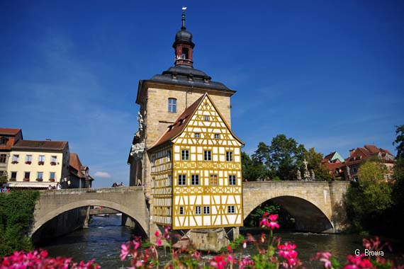 Bamberg - Altes Rathaus, Franken, Bayern, Deutschland