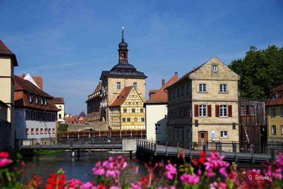 Bamberg - Altes Rathaus, Franken, Bayern, Deutschland