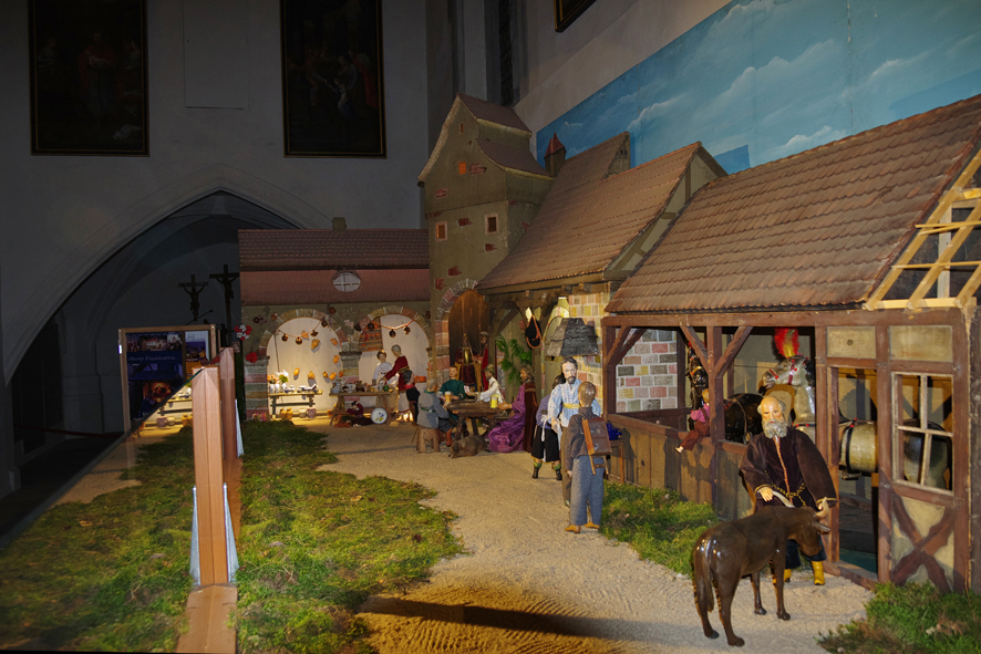 Krippen-Stadt - Bamberg ( Franken, Bayern ) - Krippe in Obere Pfarre