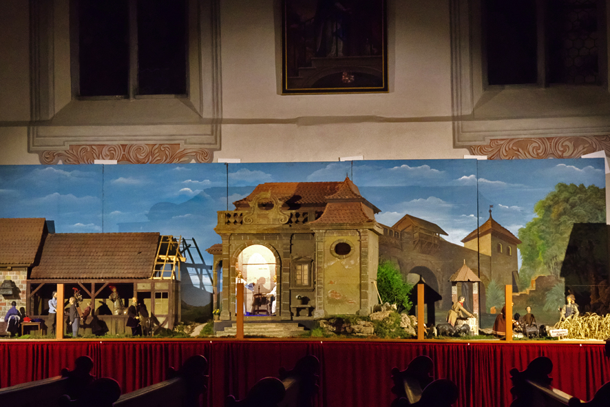 Krippen-Stadt - Bamberg ( Franken, Bayern ) - Krippe in Obere Pfarre