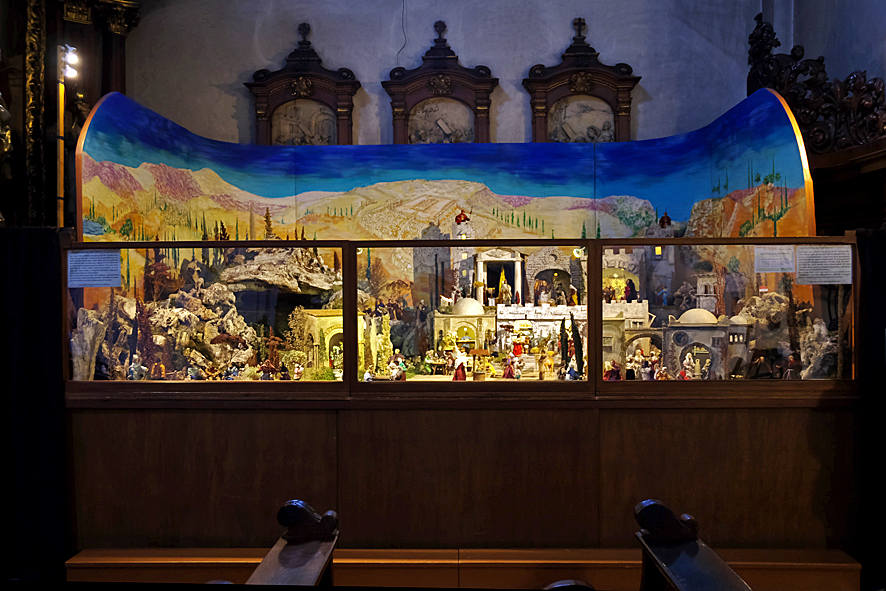 Krippen-Stadt - Bamberg ( Franken, Bayern ) - Krippe in der Karmelitenkirche