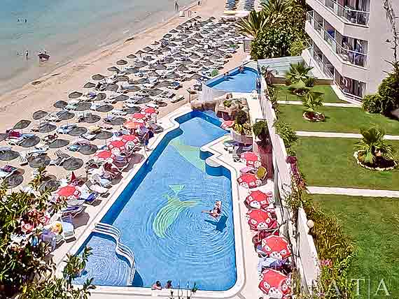 Hotel Aska Just In Beach - Avsallar-Incekum, Alanya, Türkische Riviera, Türkei ( Urlaub, Reisen, Lastminute-Reisen, Pauschalreisen )