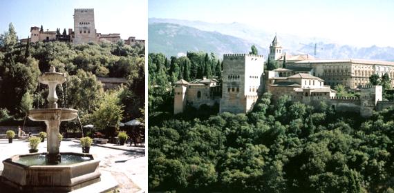 Spanien, Granada - Alhambra mit Sierra Nevada ( Urlaub, Reisen, Lastminute-Reisen, Pauschalreisen )