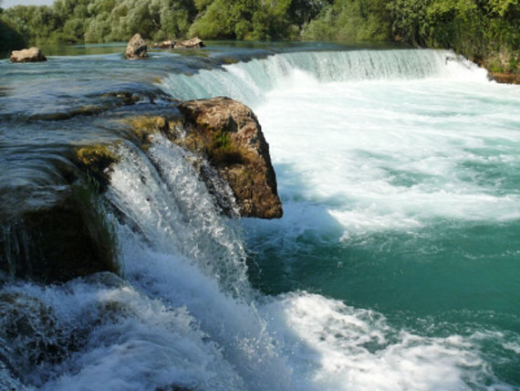 Türkische Riviera - die Wasserfälle von Manavgat ( Urlaub, Reisen, Lastminute-Reisen, Pauschalreisen )