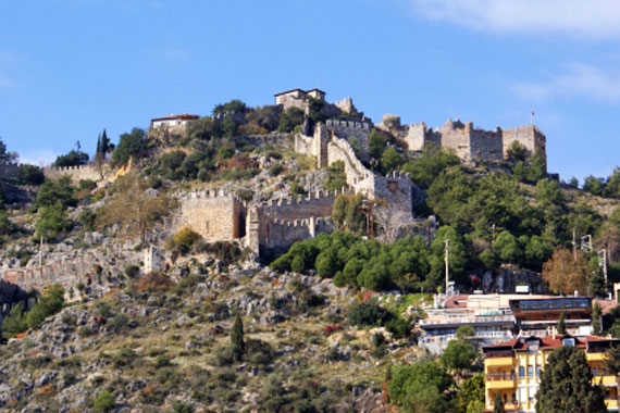 Türkische Riviera, Alanya - Festung aus dem 13. Jahrhundert ( Urlaub, Reisen, Lastminute-Reisen, Pauschalreisen )