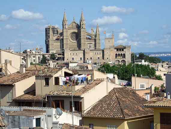 Mallorca, Palma - Almudaina-Palast, Kathedrale Sa Seu ( Urlaub, Reisen, Lastminute-Reisen, Pauschalreisen )