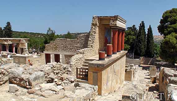Palast Knossos, Kreta, Griechischel Insel, Kykladen Inseln ( Urlaub, Reisen, Lastminute-Reisen, Pauschalreisen )