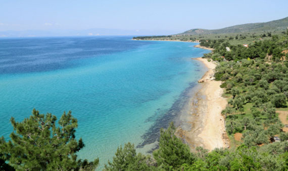 Griechische Insel Thassos (Nordostägäische-Inseln) - Klysma Bucht ( Urlaub, Reisen, Lastminute-Reisen, Pauschalreisen )