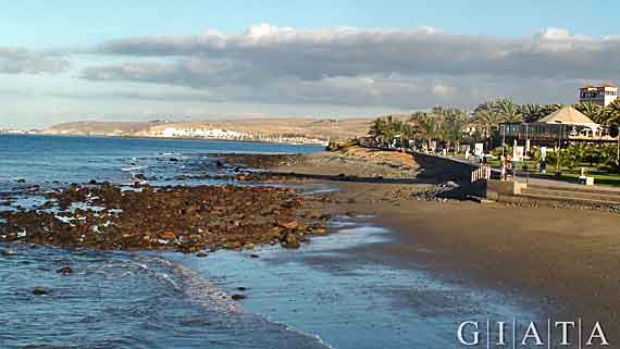 Kanaren, Gran Canaria, Maspalomas, Promenade nach Meloeras ( Urlaub, Reisen, Lastminute-Reisen, Pauschalreisen )