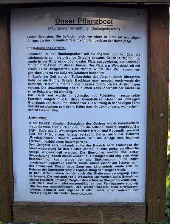 Steinbach an der Haide - Landkreis Kronach, Frankenwald, Bayern