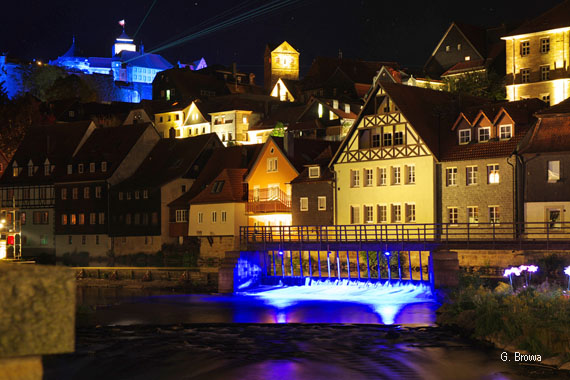 Kronach Leuchtet ( an der Haßlach ), Frankenwald, Bayern, Deutschland