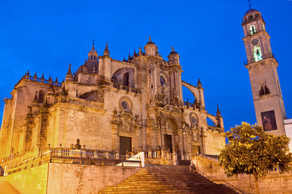 Kathedrale von Jerez de la Frontera, Andalusien, Spanien ( Urlaub, Reisen, Lastminute-Reisen, Pauschalreisen )