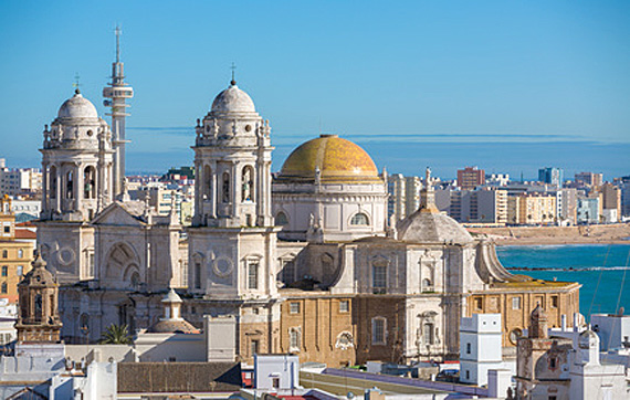 Kathedrale in Cadiz, Costa de la Luz, Spanien ( Urlaub, Reisen, Lastminute-Reisen, Pauschalreisen )